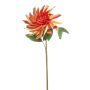 Dahlia twist spray orange 70cm
