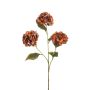Hydrangea spray orange 77cm