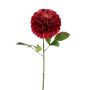 Dahlia pompon spray XL red 77cm