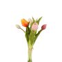 Tulip bundle x5 pink/orange 30cm
