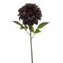 Dahlia spray burgundy 75cm