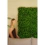 Fern/juniperus mix mat weather resistant/UV lt green 50x50cm