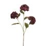 Hydrangea spray burgundy 77cm