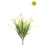 Grass bush w yellow flower UV 40cm