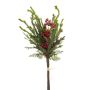 Pine berry bundle green/red 55cm