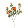 Rose london branch x3 orange 110cm