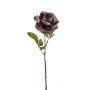 Rose spray purple 55cm