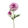 Dahlia w bud spray lt purple 60cm