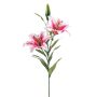 Lily spray pink 85cm