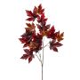 Maple lvs spray burgundy 90cm
