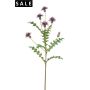 Cornflower branch purple 93cm