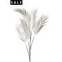 Palm leaf spray x5 silver 115cm