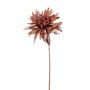 Dahlia spray brown/bronze 63cm