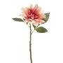 Dahlia spray XL peach/pink 88cm