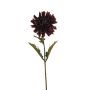 Chrysantum spray burgundy 58cm