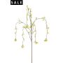 Twig branch hanging yellow 135cm