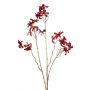 Syringa spray red/gold 80cm