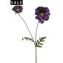 Poppy velvet spray x2 purple 78cm