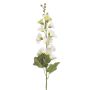 Alcea spray white/green 105cm